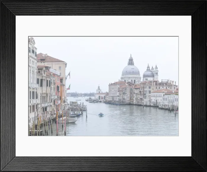 Framed Print : Canal Grande from the Ponte dell Accademia on a gloomy winter day. Venice, Italy Framed Print : Canal Grande from the Ponte dell Accademia on a gloomy winter day. Venice, Italy