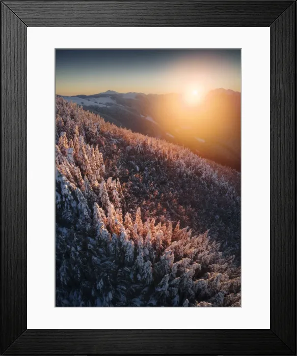Framed Print : Frozen forests of the Appennines near Passo delle Radici, Appennino Tosco Emiliano Framed Print : Frozen forests of the Appennines near Passo delle Radici, Appennino Tosco Emiliano