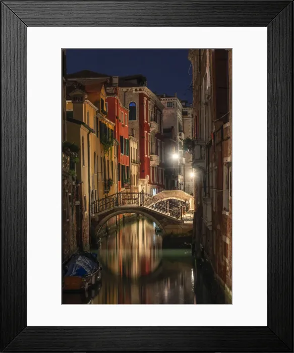 Framed Print : Canal and bridges, Venice, Italy Framed Print : Canal and bridges, Venice, Italy