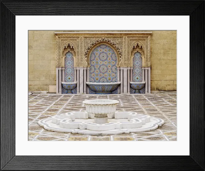 Framed Print : The Mausoleum of a King Mohammed V, detailed view, Rabat, Rabat-Sale-Kenitra Region Framed Print : The Mausoleum of a King Mohammed V, detailed view, Rabat, Rabat-Sale-Kenitra Region