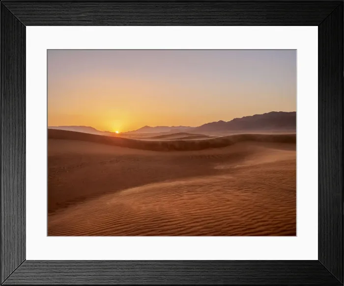 Framed Print : Zagora Desert at sunrise, Draa-Tafilalet Region, Morocco Framed Print : Zagora Desert at sunrise, Draa-Tafilalet Region, Morocco