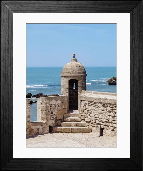 Framed Print : Citadel by the Scala Harbour, Essaouira, Marrakesh-Safi Region, Morocco