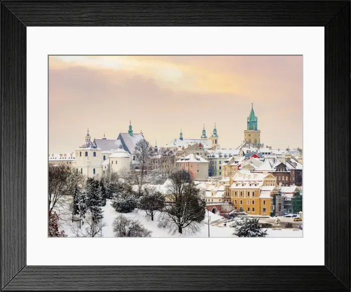 Framed Print : Old Town Skyline featuring Dominican Priory, St John the Baptist Cathedral Framed Print : Old Town Skyline featuring Dominican Priory, St John the Baptist Cathedral