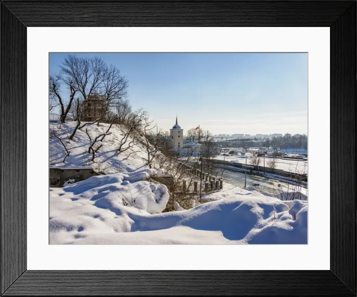 Framed Print : View towards The Eastern Orthodox Church of the Transfiguratiion of Jesus, winter, Lublin Framed Print : View towards The Eastern Orthodox Church of the Transfiguratiion of Jesus, winter, Lublin