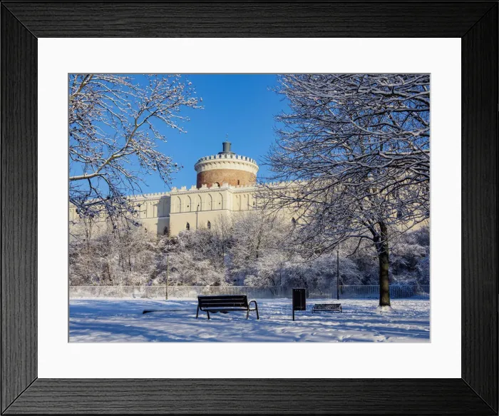 Framed Print : Castle at winter time, Lublin, Lublin Voivodeship, Poland Framed Print : Castle at winter time, Lublin, Lublin Voivodeship, Poland