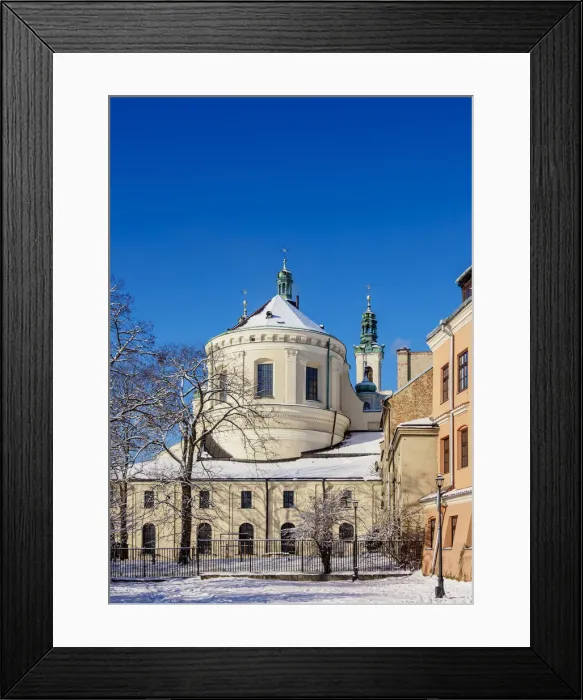 Framed Print : St John the Baptist Cathedral, winter, Lublin, Lublin Voivodeship, Poland Framed Print : St John the Baptist Cathedral, winter, Lublin, Lublin Voivodeship, Poland