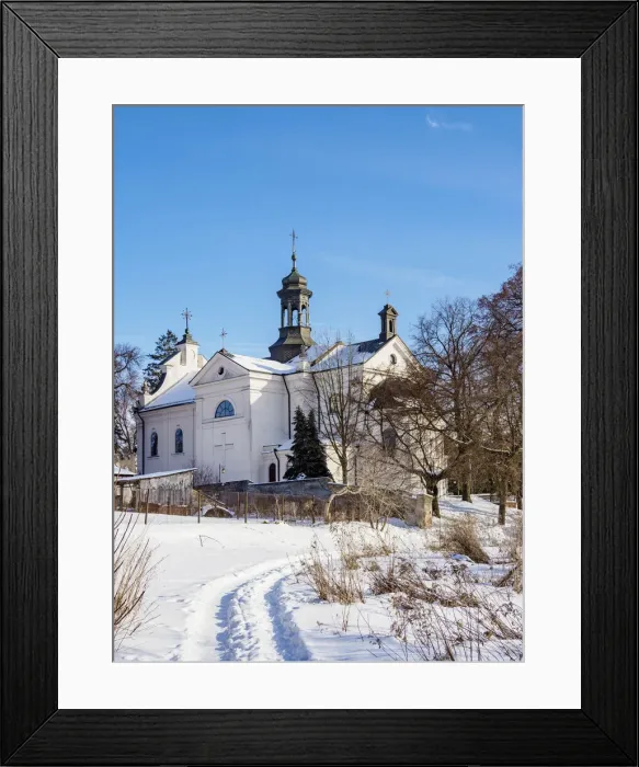 Framed Print : Church of St. James the Apostle, winter, Glusk, Lublin Voivodeship, Poland Framed Print : Church of St. James the Apostle, winter, Glusk, Lublin Voivodeship, Poland