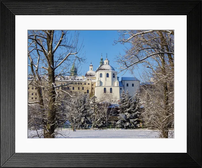 Framed Print : Dominican Priory, winter, Lublin, Lublin Voivodeship, Poland Framed Print : Dominican Priory, winter, Lublin, Lublin Voivodeship, Poland
