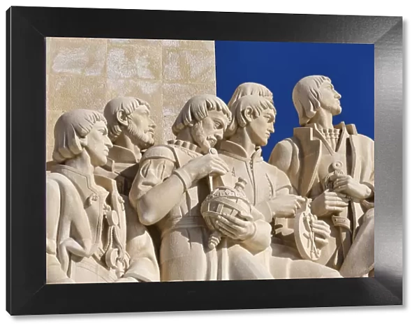 Sculptures on the Padrao dos Descobrimentos (Monument to the Discoveries