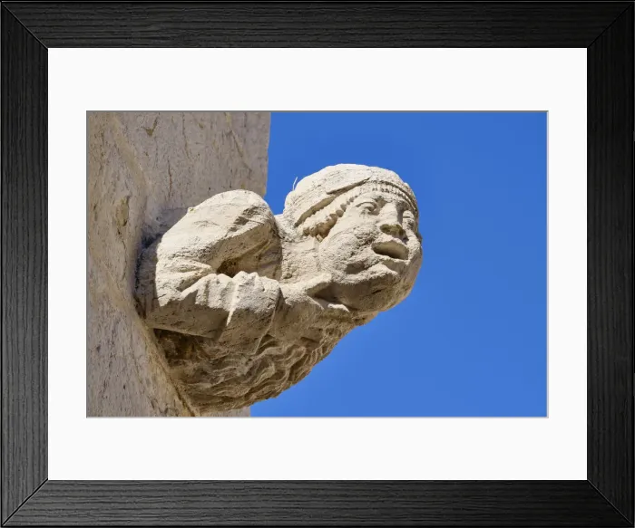 Framed Print : Gargoyle on the cloisters of the 15th century Convento de Jesus (Jesus Convent Framed Print : Gargoyle on the cloisters of the 15th century Convento de Jesus (Jesus Convent