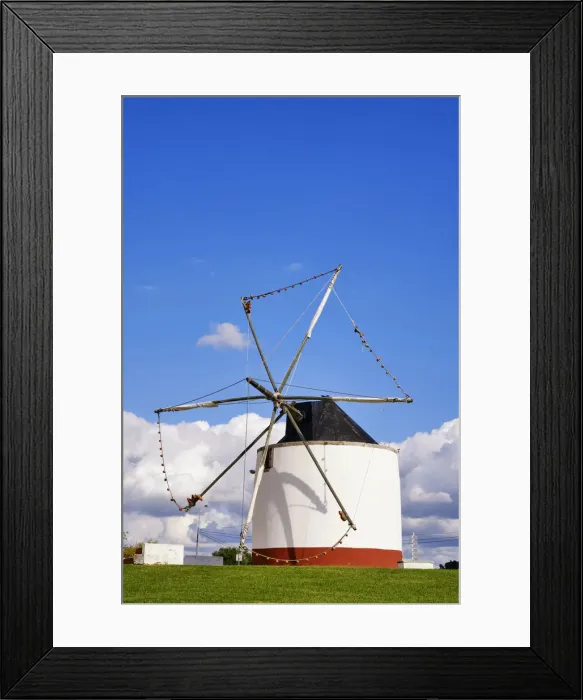Framed Print : Traditional windmill. Montijo, Portugal Framed Print : Traditional windmill. Montijo, Portugal