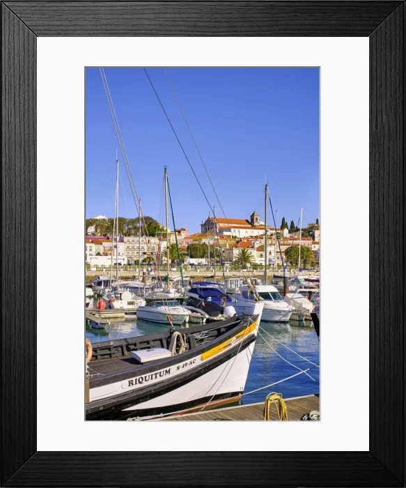 Framed Print : Fontainhas marina. Setubal, Portugal Framed Print : Fontainhas marina. Setubal, Portugal