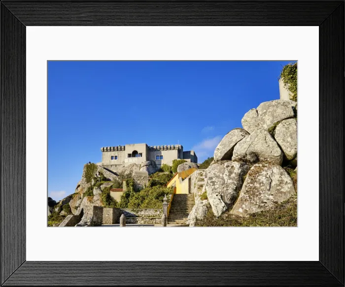Framed Print : The Sanctuary of Peninha. Sintra Cascais Nature Park. Portugal Framed Print : The Sanctuary of Peninha. Sintra Cascais Nature Park. Portugal