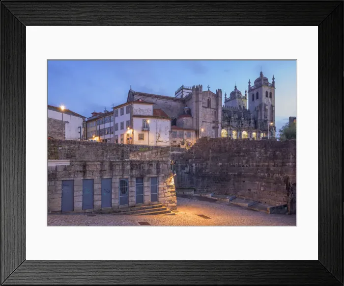 Framed Print : Se do Porto Cathedral, Porto, Douro, Portugal