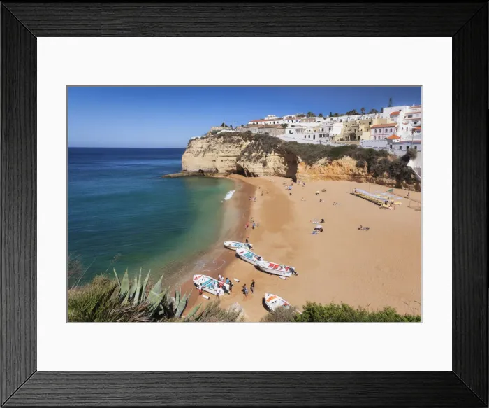 Framed Print : Praia da Carvoeiro, Carvoeiro, Algarve, Portugal Framed Print : Praia da Carvoeiro, Carvoeiro, Algarve, Portugal