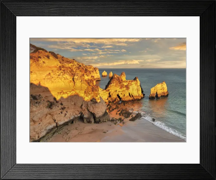 Framed Print : Praia dos Tres Irmaos at sunset, Alvor, Algarve, Portugal Framed Print : Praia dos Tres Irmaos at sunset, Alvor, Algarve, Portugal