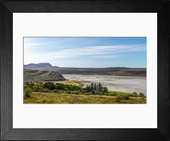 Framed Print : Castle Varrich, Kyle of Tongue, Sutherland, Highlands, Scotland, United Kingdom