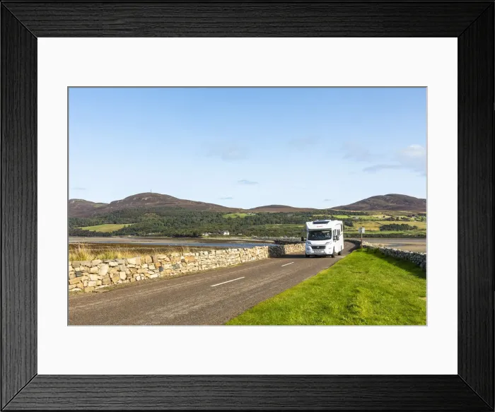 Framed Print : Kyle of Tongue causeway, Kyle of Tongue, Sutherland, Highlands, Scotland, United Kingdom Framed Print : Kyle of Tongue causeway, Kyle of Tongue, Sutherland, Highlands, Scotland, United Kingdom
