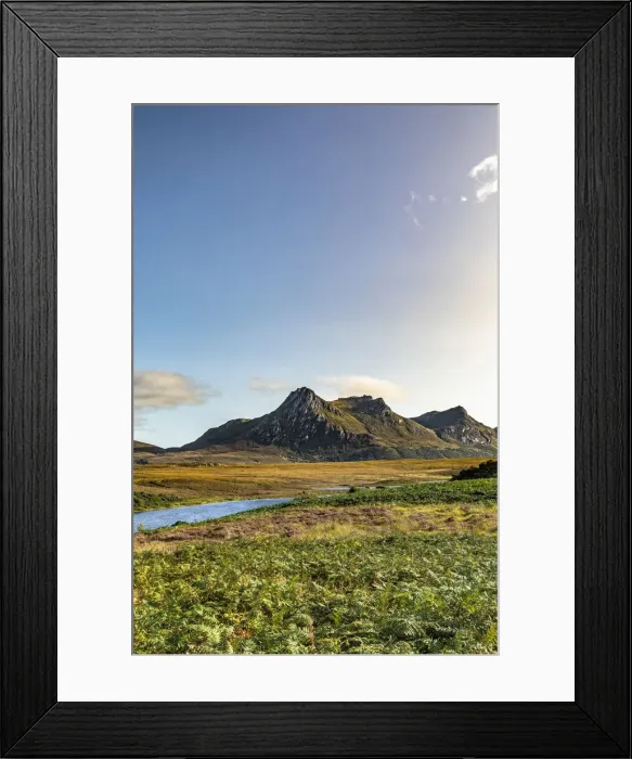 Framed Print : Ben Loyal, Sutherland, Highlands, Scotland, United Kingdom