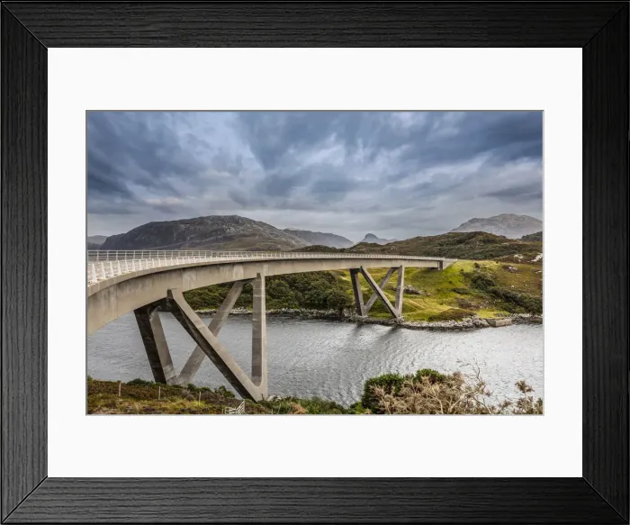 Framed Print : Kylesku Bridge, Sutherland, Highlands, Scotland, United Kingdom Framed Print : Kylesku Bridge, Sutherland, Highlands, Scotland, United Kingdom