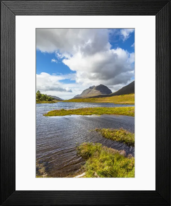 Framed Print : Loch Clair, Highland, Scotland, United Kingdom Framed Print : Loch Clair, Highland, Scotland, United Kingdom