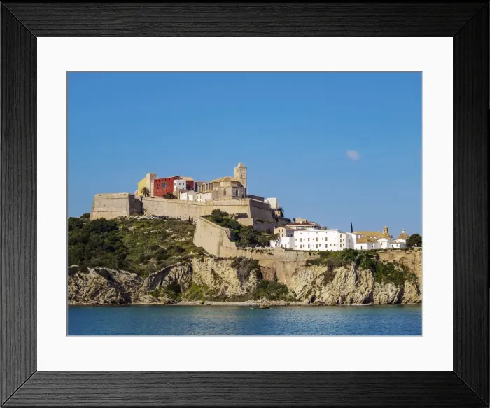Framed Print : View of the old town, Dalt Vila of Eivissa, Ibiza, Balearic Islands, Spain Framed Print : View of the old town, Dalt Vila of Eivissa, Ibiza, Balearic Islands, Spain