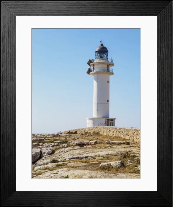 Framed Print : Far del Cap de Barbaria, lighthouse, Formentera, Balearic Islands, Spain Framed Print : Far del Cap de Barbaria, lighthouse, Formentera, Balearic Islands, Spain