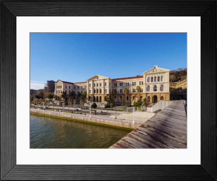 Framed Print : The University of Deusto in Bilbao, Biscay, Basque Country, Spain Framed Print : The University of Deusto in Bilbao, Biscay, Basque Country, Spain