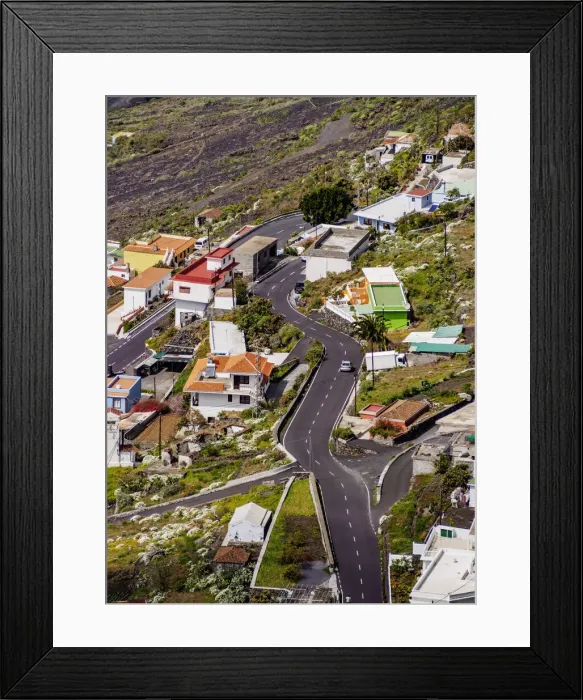 Framed Print : Las Indias, elevated view, La Palma, Canary Islands, Spain Framed Print : Las Indias, elevated view, La Palma, Canary Islands, Spain
