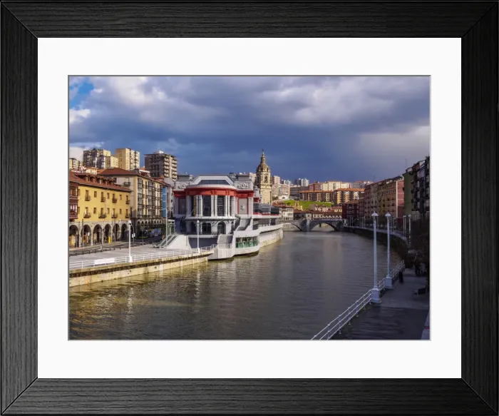 Framed Print : La Ribera Market in Bilbao, Biscay, Basque Country, Spain Framed Print : La Ribera Market in Bilbao, Biscay, Basque Country, Spain