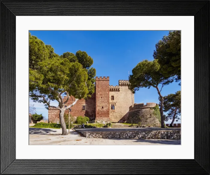Framed Print : Castelldefels Castle, a frontier fortress in the town of Castelldefels, near Barcelona Framed Print : Castelldefels Castle, a frontier fortress in the town of Castelldefels, near Barcelona