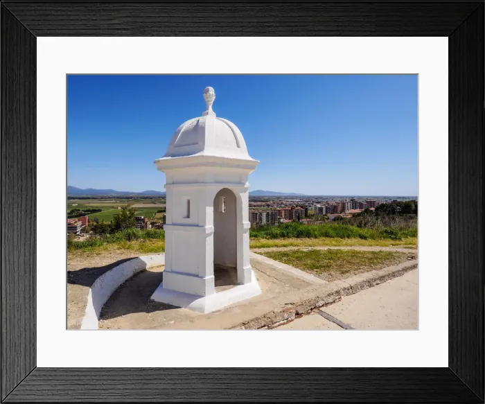 Framed Print : Castell de Sant Ferran, Sant Ferran Castle, a large military fortress Framed Print : Castell de Sant Ferran, Sant Ferran Castle, a large military fortress