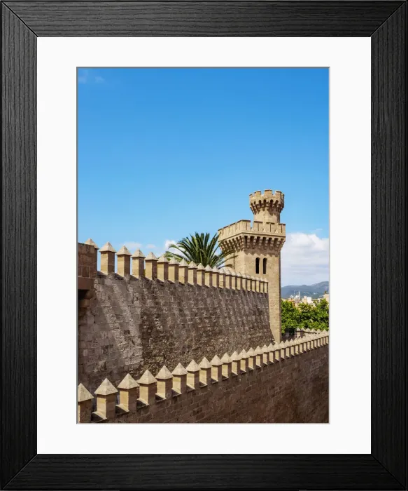 Framed Print : Royal Palace of La Almudaina, Palacio Real de La Almudaina, Palma de Mallorca, Majorca Framed Print : Royal Palace of La Almudaina, Palacio Real de La Almudaina, Palma de Mallorca, Majorca