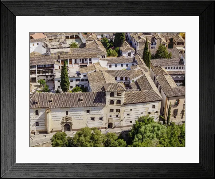 Framed Print : Albaicin or Albayzin District, elevated view, Granada, Andalusia, Spain Framed Print : Albaicin or Albayzin District, elevated view, Granada, Andalusia, Spain