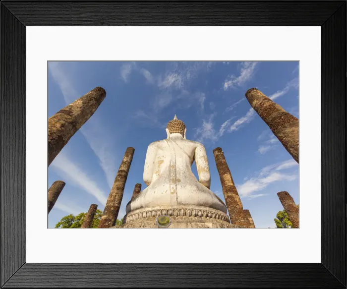 Framed Print : Thailand, Sukhothai province, Sukhothai, UNESCO World Heritage site, Wat Mahathat