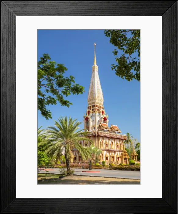 Framed Print : Wat Chalong temple, Phuket, Thailand Framed Print : Wat Chalong temple, Phuket, Thailand