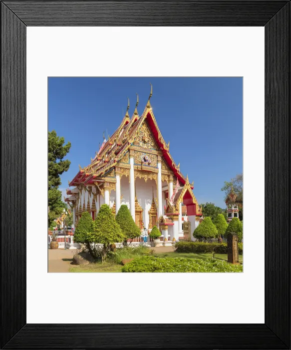 Framed Print : Wat Chalong temple, Phuket, Thailand Framed Print : Wat Chalong temple, Phuket, Thailand