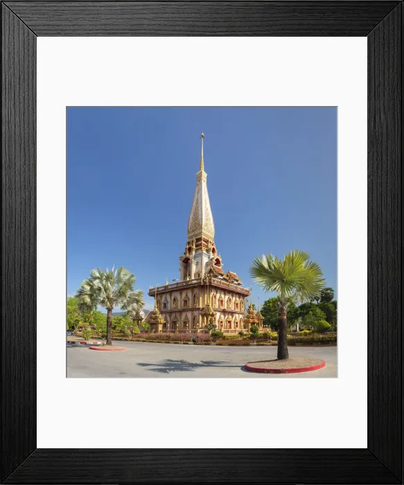 Framed Print : Wat Chalong temple, Phuket, Thailand Framed Print : Wat Chalong temple, Phuket, Thailand