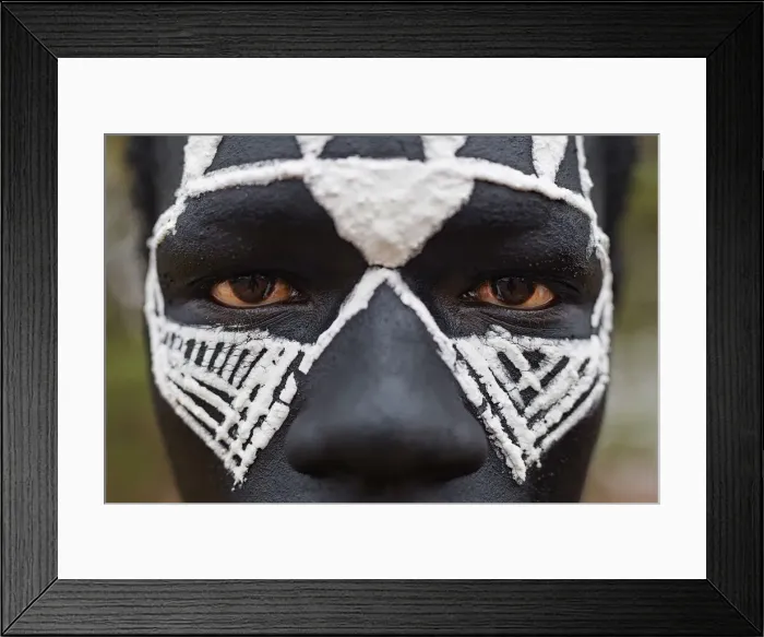Framed Print : Close-up portrait of a Msai warrior in the protected Ngorongoro area, Tanzania Framed Print : Close-up portrait of a Msai warrior in the protected Ngorongoro area, Tanzania