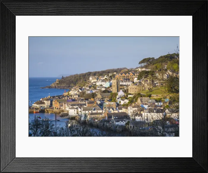 Framed Print : Fowey, Cornwall, England, UK Framed Print : Fowey, Cornwall, England, UK