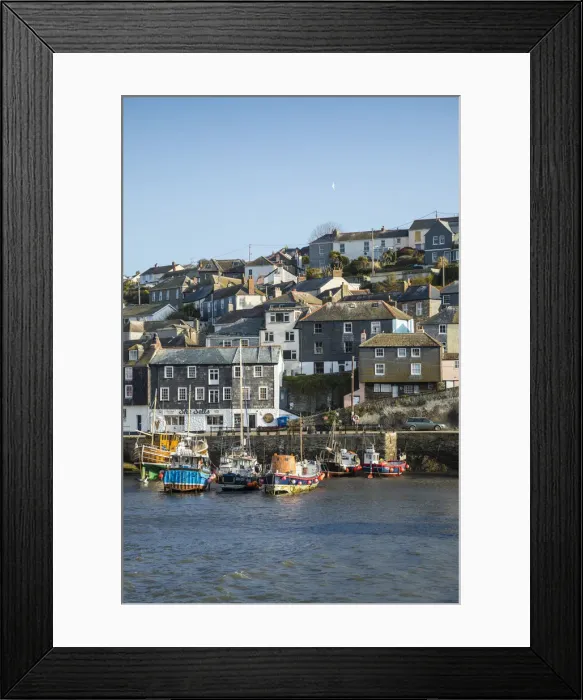 Framed Print : Harbour at Mevagissey, Cornwall, England, UK Framed Print : Harbour at Mevagissey, Cornwall, England, UK