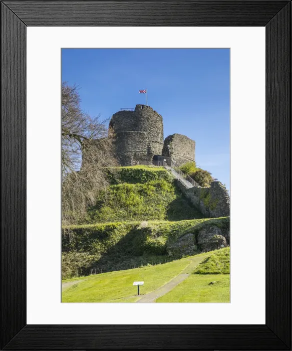 Framed Print : Castle at Launceston, Cornwall, England, UK Framed Print : Castle at Launceston, Cornwall, England, UK