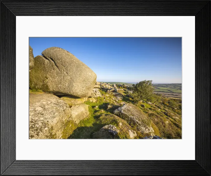 Framed Print : Helman Tor, Bodmin Moor, Cornwall, England, UK Framed Print : Helman Tor, Bodmin Moor, Cornwall, England, UK