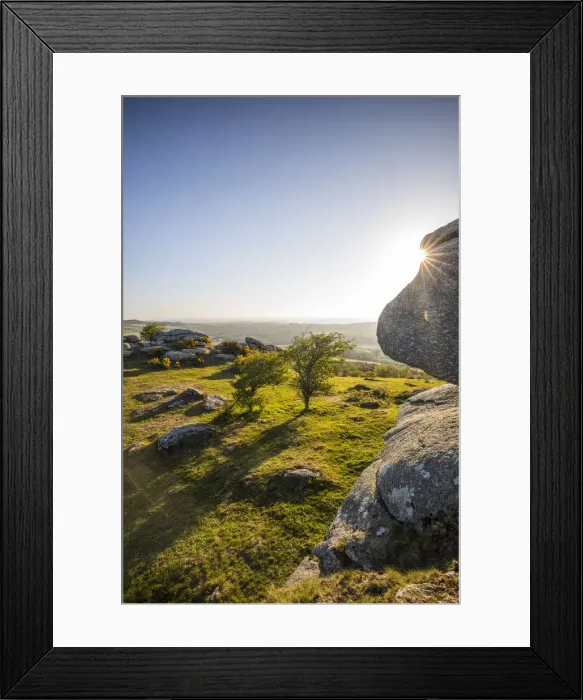 Framed Print : Helman Tor, Bodmin Moor, Cornwall, England, UK