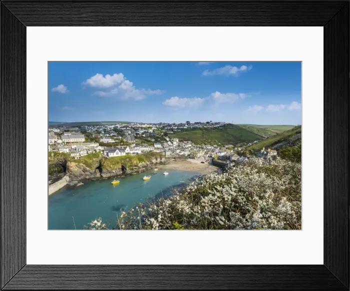 Framed Print : Harbour at Port Isaac, Cornwall, England, UK