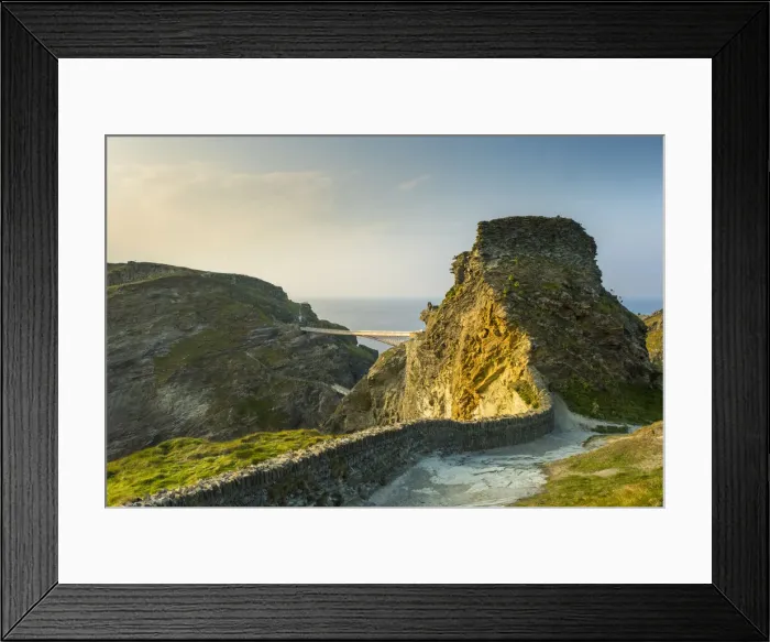 Framed Print : Tintagel castle, Tintagel, Cornwall, England, UK Framed Print : Tintagel castle, Tintagel, Cornwall, England, UK