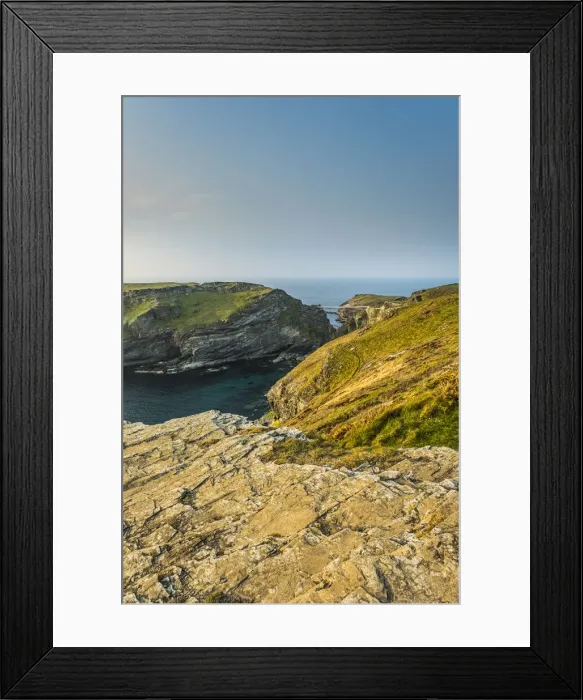 Framed Print : Tintagel castle, Tintagel, Cornwall, England, UK