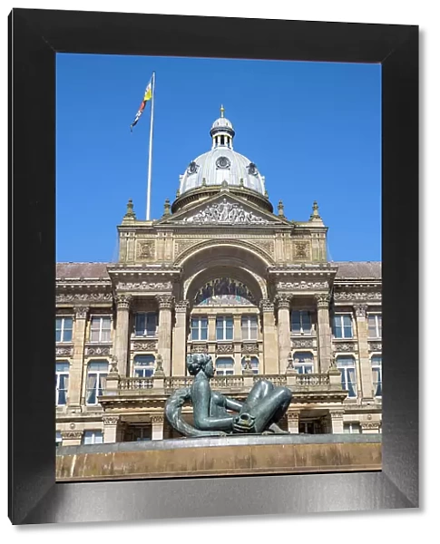 UK, England, Birmingham, Victoria Square, Fountain know as The Floozie in the Jacuzzi