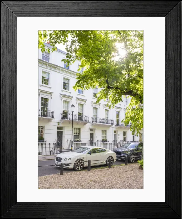 Framed Print : Street near the Kings Road, Chelsea, London, England, UK Framed Print : Street near the Kings Road, Chelsea, London, England, UK