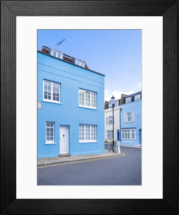 Framed Print : Colourful houses in Chelsea, London, England, UK